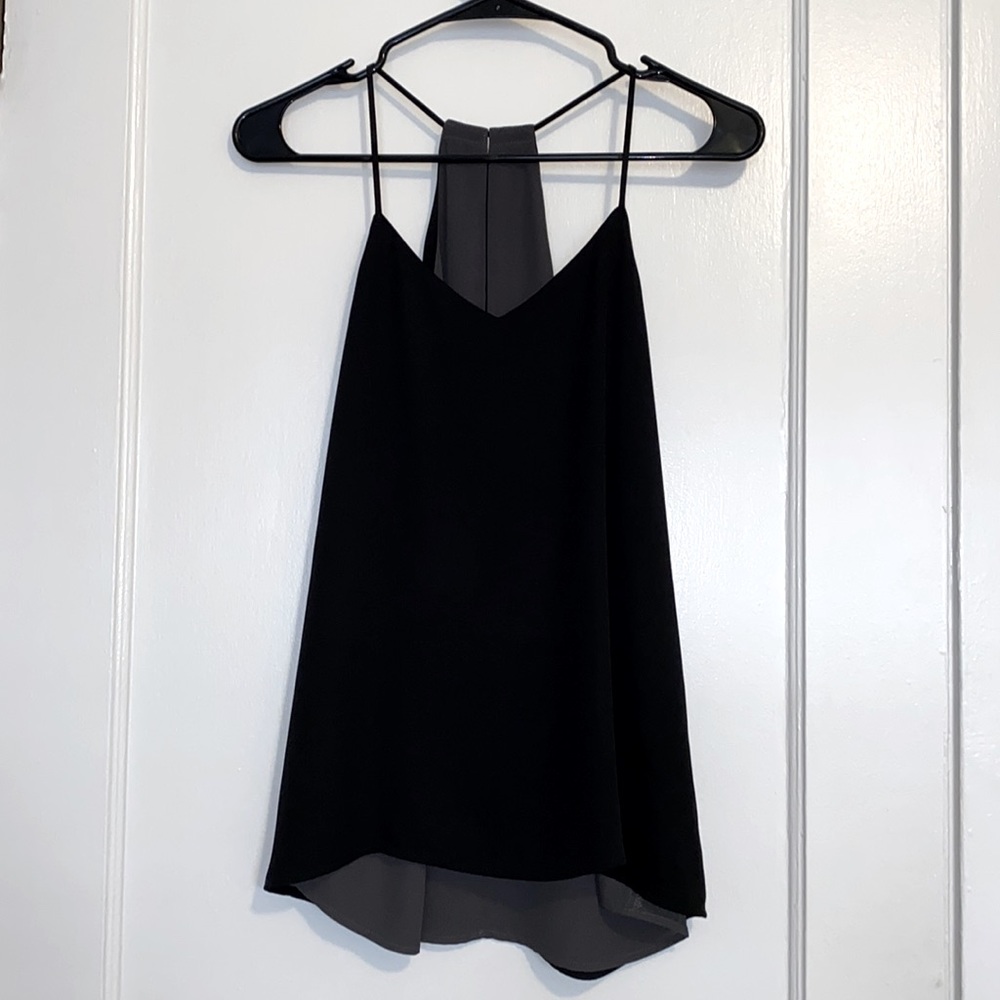 Express Black and Gray reversible top